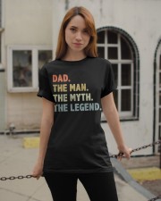 Dad The Man Myth Legend Classic T-Shirt apparel-classic-tshirt-lifestyle-19