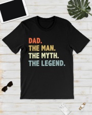 Dad The Man Myth Legend Classic T-Shirt lifestyle-mens-crewneck-front-17