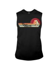 Retro style Dad The Man Cornhole Legend Sleeveless Tee tile