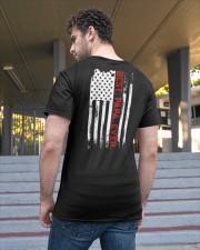 Best Papa Ever American USA flag Classic T-Shirt apparel-classic-tshirt-lifestyle-back-48