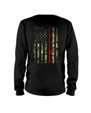 Bass Fishing Rod Camouflage American Flag Long Sleeve Tee tile
