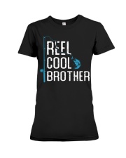 Fishing Reel Cool Brother Fisherman Premium Fit Ladies Tee tile