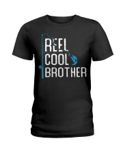 Fishing Reel Cool Brother Fisherman Ladies T-Shirt tile