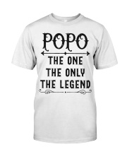 Popo The One The Only The Legend Classic T-Shirt front