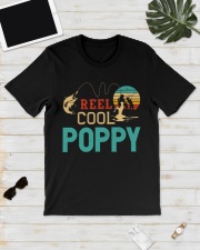 Retro Fishing Reel Cool Poppy Classic T-Shirt lifestyle-mens-crewneck-front-17