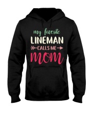 My Favorite Lineman Calls Me Mom Hooded Sweatshirt tile
