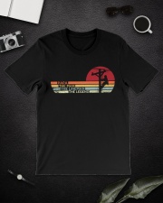 Retro Vintage PAPA The Man Lineman Legend Classic T-Shirt lifestyle-mens-crewneck-front-16