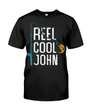 Fishing Reel Cool John Fisherman Classic T-Shirt front