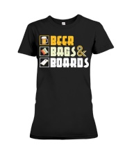 Beer Bags and Boards Cornhole Premium Fit Ladies Tee tile