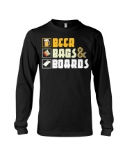 Beer Bags and Boards Cornhole Long Sleeve Tee tile