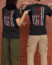 Reel Cool Pepere American Flag Fishing Fisherman Classic T-Shirt apparel-classic-tshirt-lifestyle-back-146
