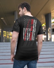 Reel Cool Pepere American Flag Fishing Fisherman Classic T-Shirt apparel-classic-tshirt-lifestyle-back-48