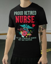 Proud retired nurse just like a regular nurse Classic T-Shirt apparel-classic-tshirt-lifestyle-front-103