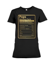 Pops Nutrition Facts Premium Fit Ladies Tee tile