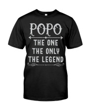 Popo The One The Only The Legend Classic T-Shirt front