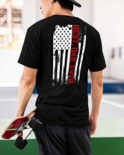 Best Dad Ever American USA flag Classic T-Shirt apparel-classic-tshirt-lifestyle-back-68