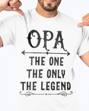Opa The One The Only The Legend Classic T-Shirt apparel-classic-tshirt-lifestyle-front-92
