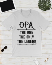 Opa The One The Only The Legend Classic T-Shirt lifestyle-mens-crewneck-front-17
