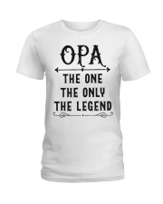 Opa The One The Only The Legend Ladies T-Shirt tile