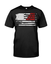 Uncle The Man Myth Legend American Flag Classic T-Shirt front