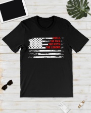 Uncle The Man Myth Legend American Flag Classic T-Shirt lifestyle-mens-crewneck-front-17