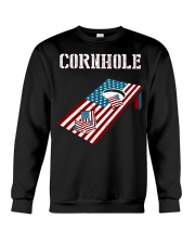 Cornhole Board Bags Outdoor Game American flag Crewneck Sweatshirt tile