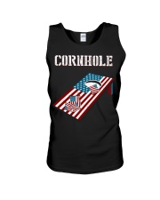 Cornhole Board Bags Outdoor Game American flag Unisex Tank tile