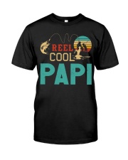 Retro Fishing Reel Cool Papi Premium Fit Mens Tee tile