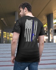 American Flag Vintage Fishing Classic T-Shirt apparel-classic-tshirt-lifestyle-back-48