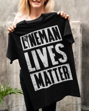 Lineman Lives Matter Classic T-Shirt apparel-classic-tshirt-lifestyle-front-117