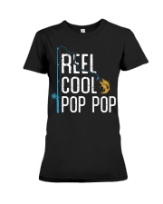 Fishing Reel Cool Pop Pop Fisherman Premium Fit Ladies Tee tile