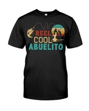 Retro Fishing Reel Cool Abuelito Premium Fit Mens Tee tile
