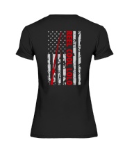 Reel Cool Lolo American Flag Fishing Fisherman Premium Fit Ladies Tee tile