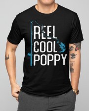 Fishing Reel Cool Poppy Fisherman Classic T-Shirt apparel-classic-tshirt-lifestyle-front-164