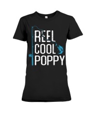 Fishing Reel Cool Poppy Fisherman Premium Fit Ladies Tee tile