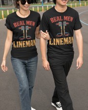 Real men Lineman Classic T-Shirt apparel-classic-tshirt-lifestyle-front-142
