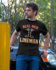 Real men Lineman Classic T-Shirt apparel-classic-tshirt-lifestyle-front-44