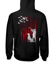 Patriotic American USA Flag Duck Hunting Hooded Sweatshirt tile