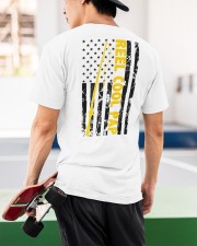 Reel Cool Pap American Flag Fishing Fisherman Classic T-Shirt apparel-classic-tshirt-lifestyle-back-68