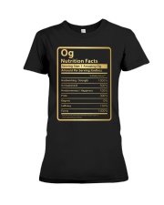 Og Nutrition Facts Premium Fit Ladies Tee tile