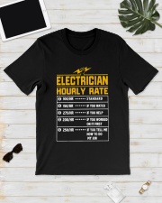 Electrician Funny Hourly Rate Classic T-Shirt lifestyle-mens-crewneck-front-17