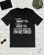 Funny Retirement I'm Retired Classic T-Shirt lifestyle-mens-crewneck-front-17