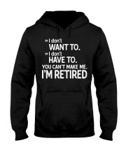 Funny Retirement I'm Retired Hooded Sweatshirt tile