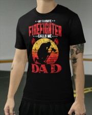 My Favorite Firefighter Calls Me Dad Classic T-Shirt apparel-classic-tshirt-lifestyle-front-103
