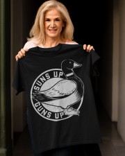 Vintage retro style Suns Up Funny duck Hunting Classic T-Shirt apparel-classic-tshirt-lifestyle-front-118