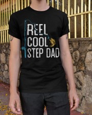 Fishing Reel Cool Step Dad Fisherman Classic T-Shirt apparel-classic-tshirt-lifestyle-21