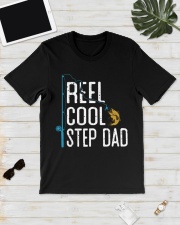 Fishing Reel Cool Step Dad Fisherman Classic T-Shirt lifestyle-mens-crewneck-front-17