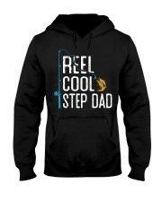 Fishing Reel Cool Step Dad Fisherman Hooded Sweatshirt tile
