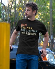 Retro Dad The Man Lineman Legend Classic T-Shirt apparel-classic-tshirt-lifestyle-front-44