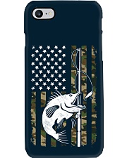 Bass Fishing Camouflage Flag Big Mouth On Back Phone Case tile